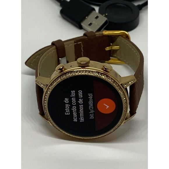 Fossil Gen 4 Authentic Digital Dial Smart Watch Custom Band FTW6015 QT455 - Picture 7 of 12